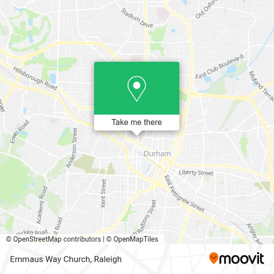 Emmaus Way Church map