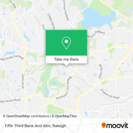 Fifth Third Bank And Atm map