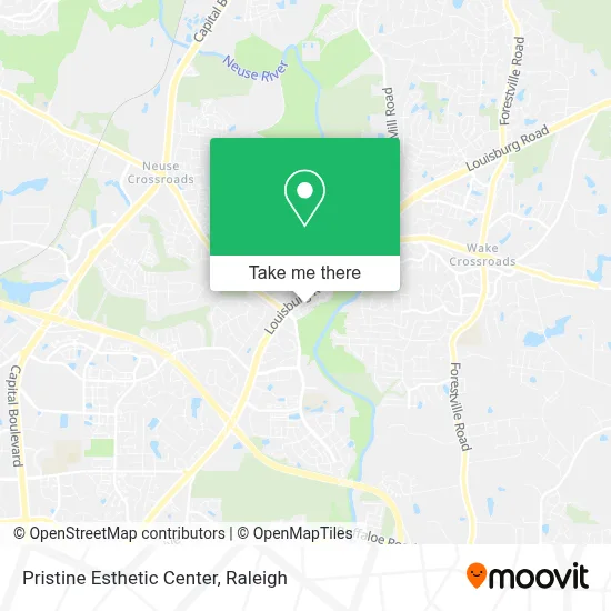 Pristine Esthetic Center map