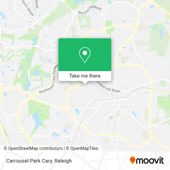 Carrousel Park Cary map