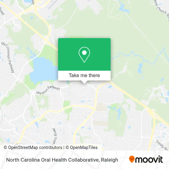 North Carolina Oral Health Collaborative map