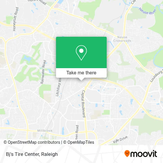 Bj's Tire Center map