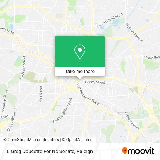 T. Greg Doucette For Nc Senate map