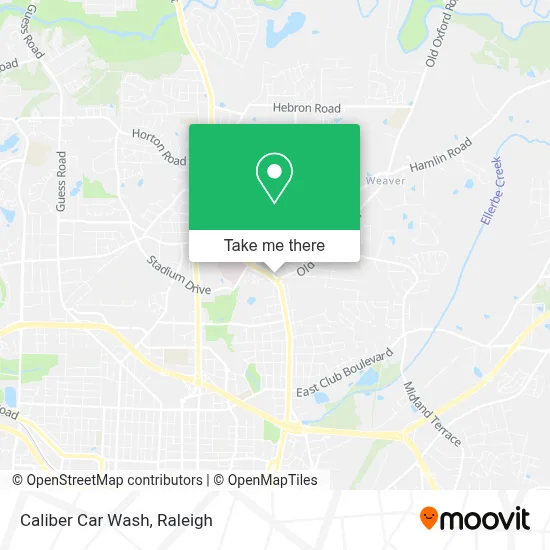 Caliber Car Wash map