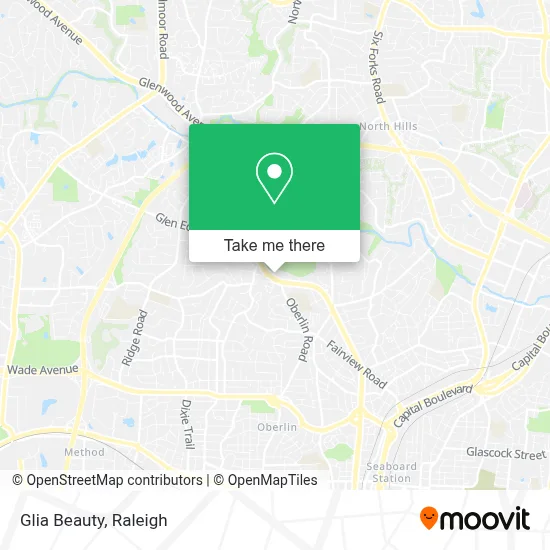 Glia Beauty map