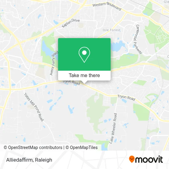 Alliedaffirm map