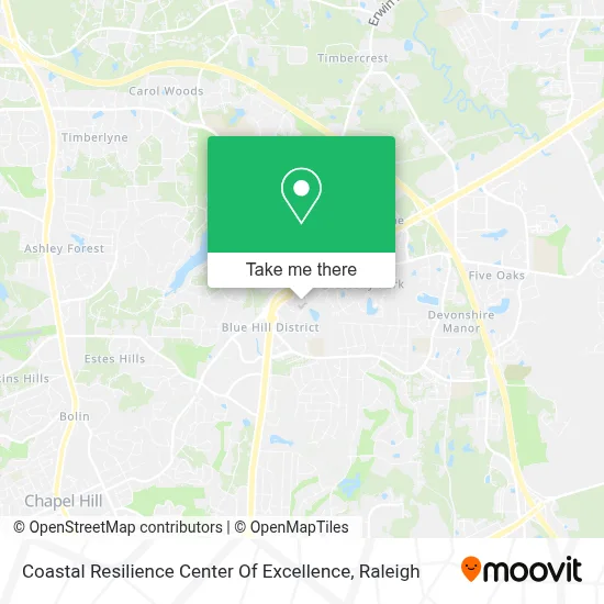 Coastal Resilience Center Of Excellence map