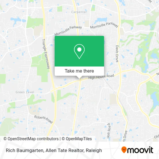 Rich Baumgarten, Allen Tate Realtor map