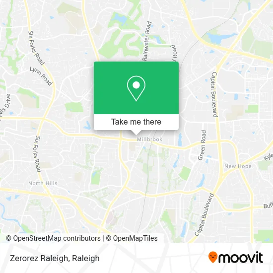 Zerorez Raleigh map