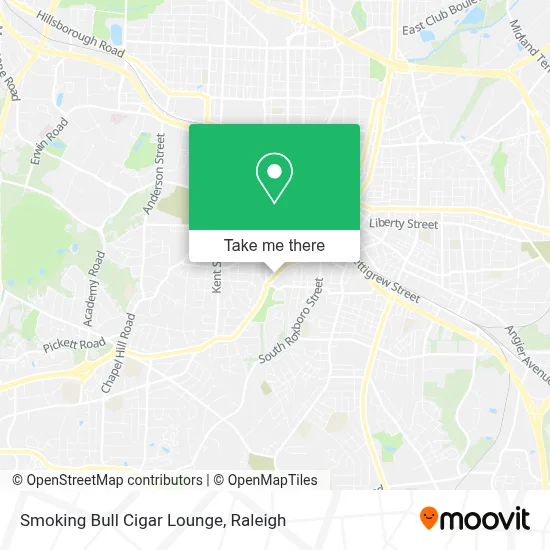 Smoking Bull Cigar Lounge map