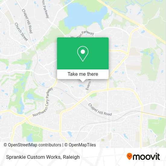 Sprankle Custom Works map