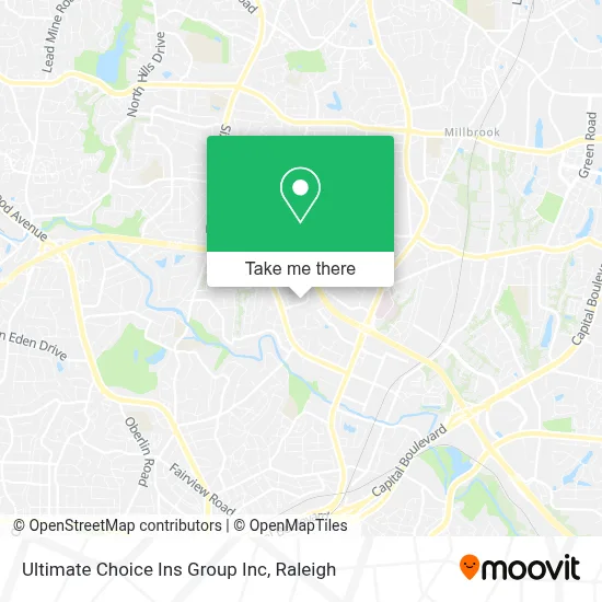 Ultimate Choice Ins Group Inc map