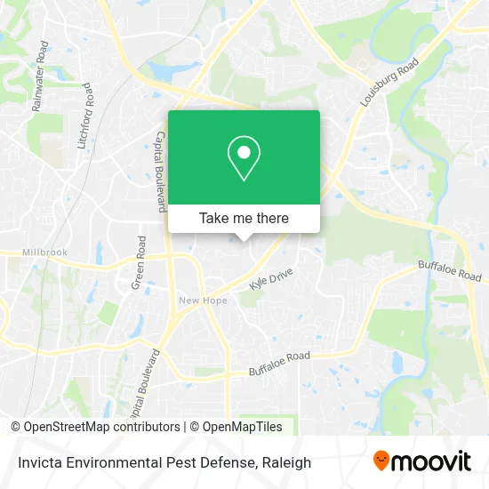 Invicta Environmental Pest Defense map