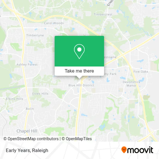 Early Years map