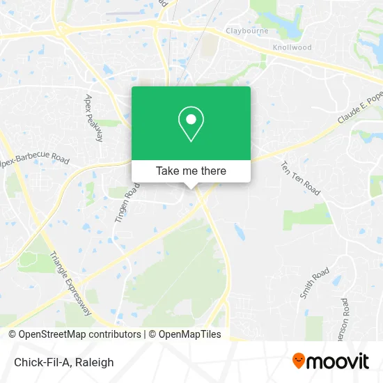 Chick-Fil-A map