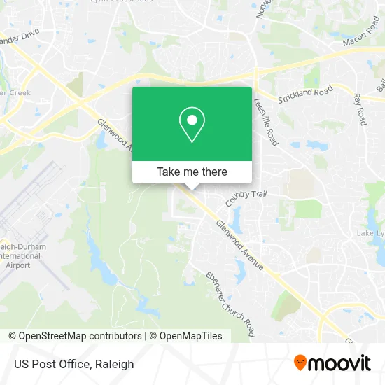 Us Post Office map