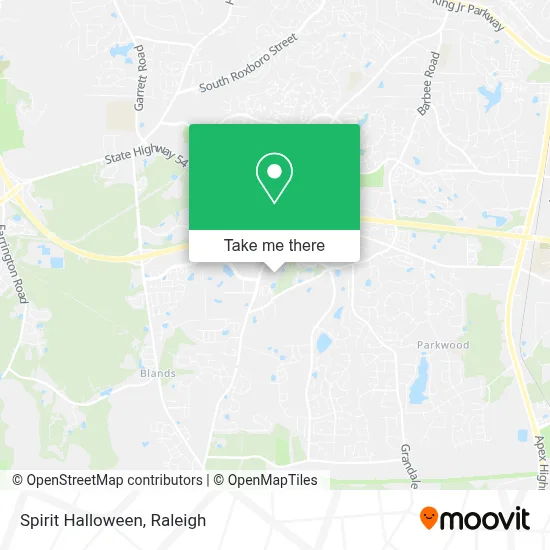 Spirit Halloween map