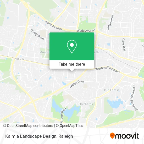 Kalmia Landscape Design map