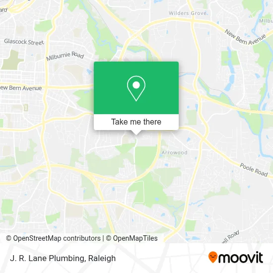 J. R. Lane Plumbing map