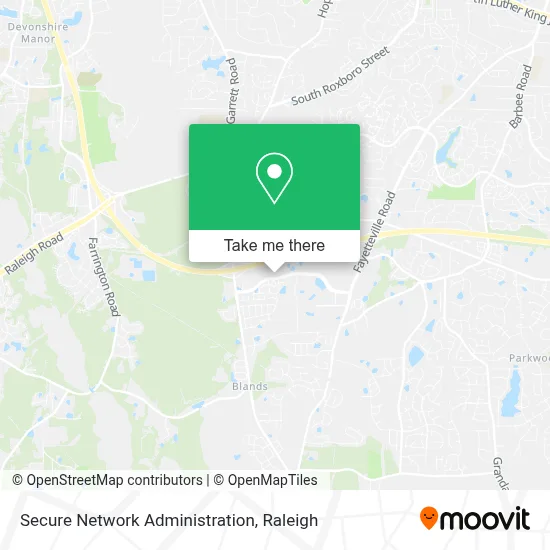 Secure Network Administration map