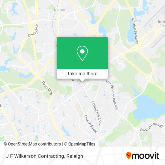 J F Wilkerson Contracting map