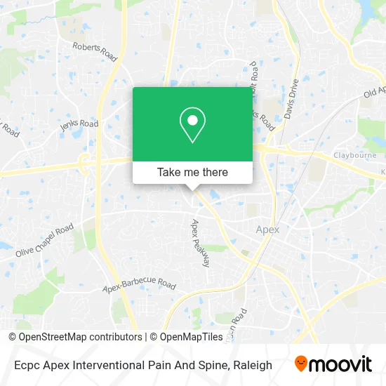 Ecpc Apex Interventional Pain And Spine map