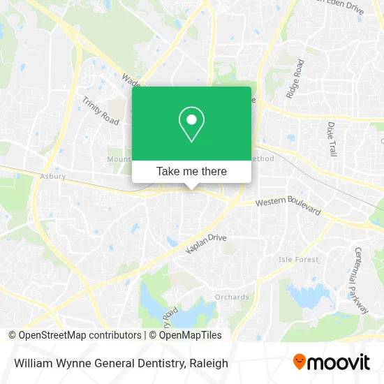 William Wynne General Dentistry map