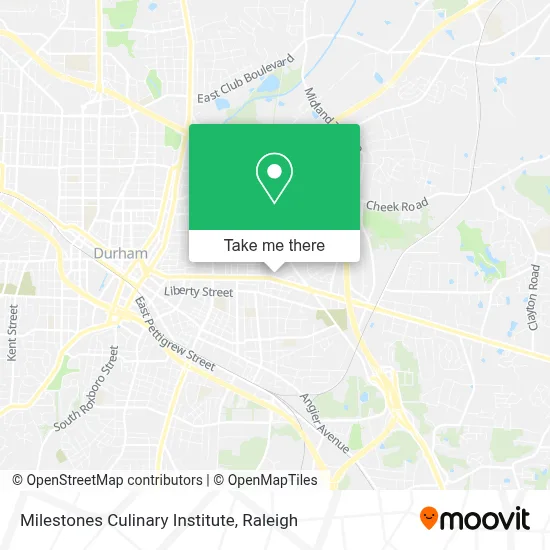 Milestones Culinary Institute map
