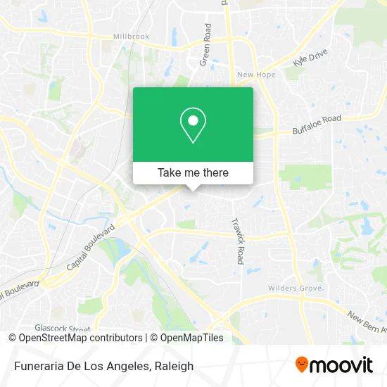 Funeraria De Los Angeles map