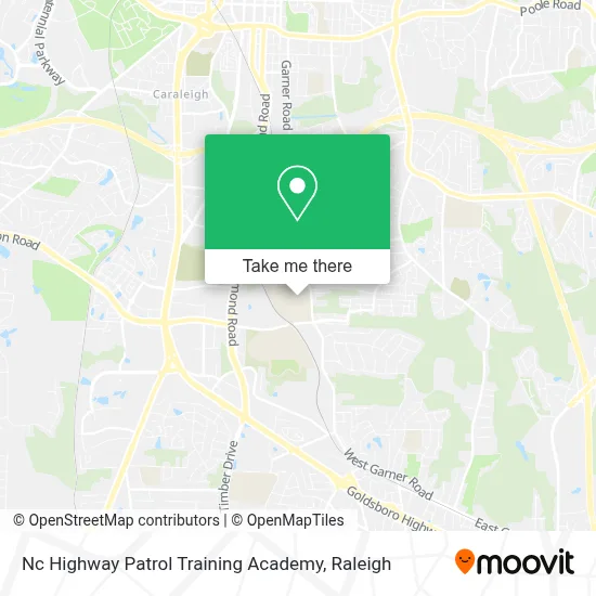 Nc Highway Patrol Training Academy map