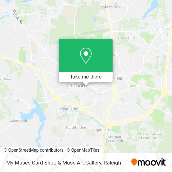 My Muses Card Shop & Muse Art Gallery map