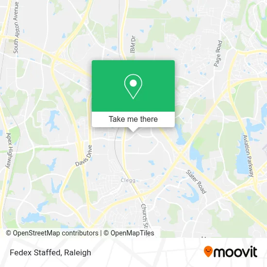 Fedex Staffed map