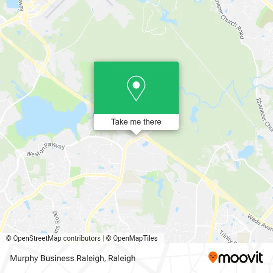 Murphy Business Raleigh map