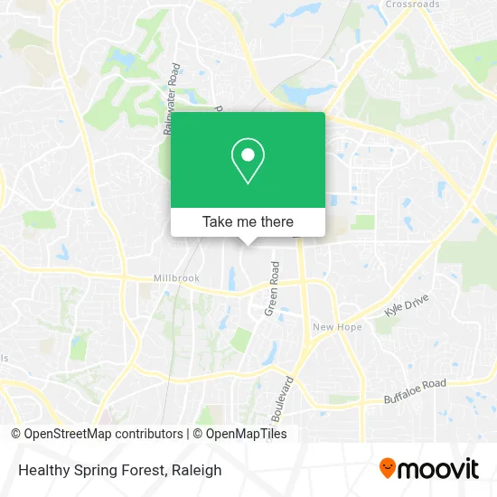 Healthy Spring Forest map