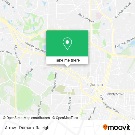 Arrow - Durham map