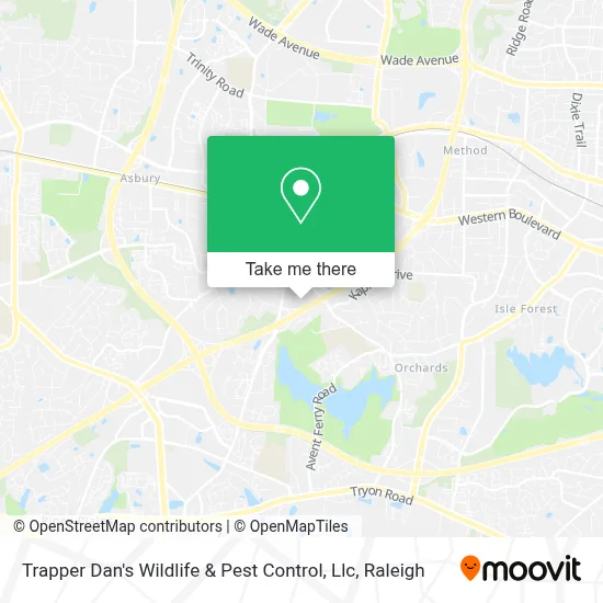 Trapper Dan's Wildlife & Pest Control, Llc map