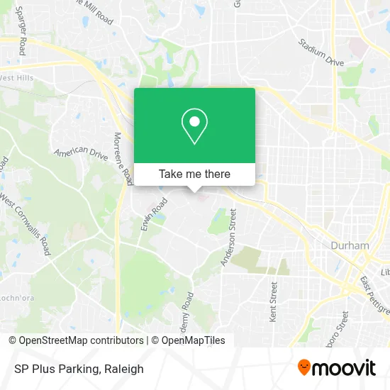 SP Plus Parking map
