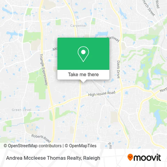 Andrea Mccleese Thomas Realty map