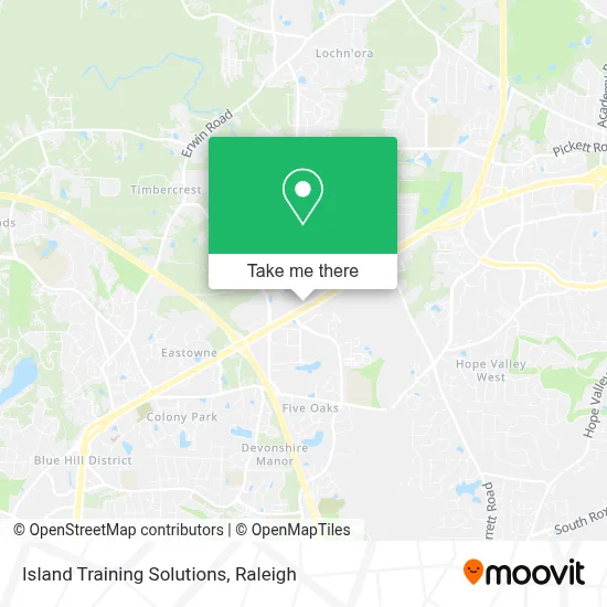 Island Training Solutions map