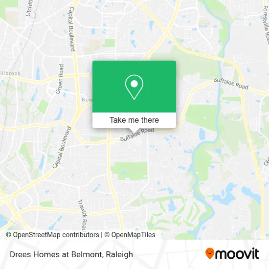 Drees Homes at Belmont map