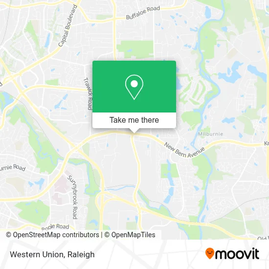 Western Union map