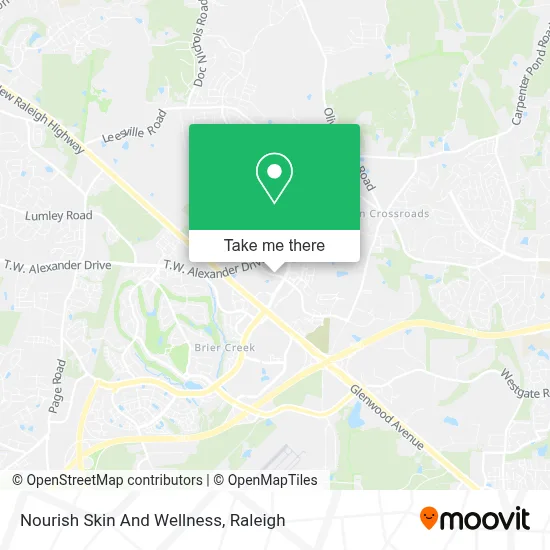 Nourish Skin And Wellness map