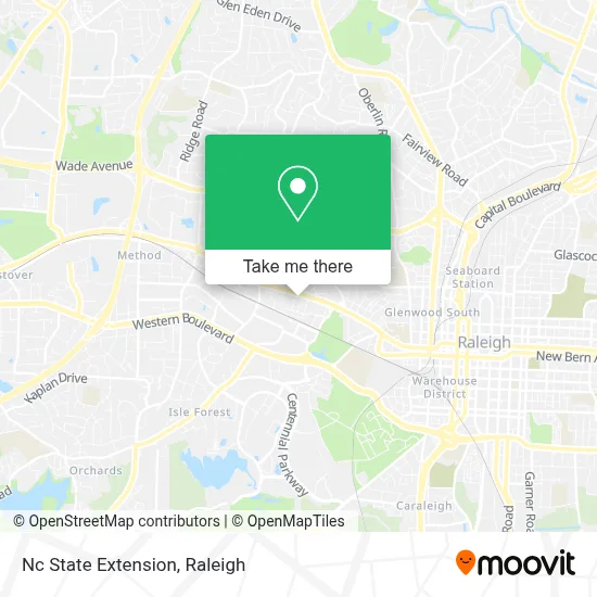 Nc State Extension map