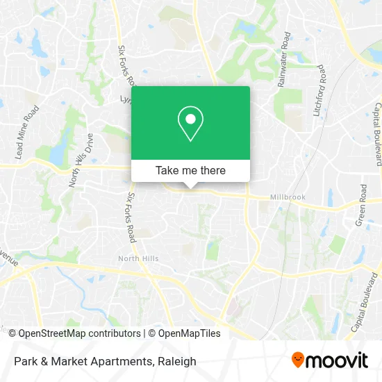 Park & Market Apartments map