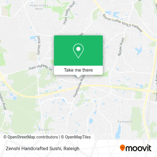 Zenshi Handcrafted Sushi map