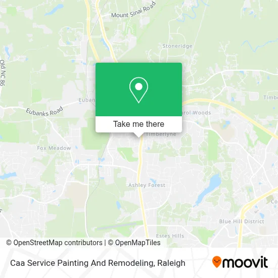 Caa Service Painting And Remodeling map