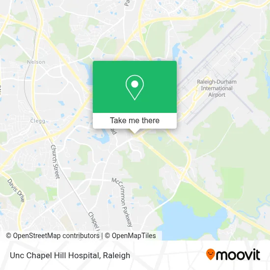 Unc Chapel Hill Hospital map