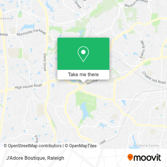 J'Adore Boutique map