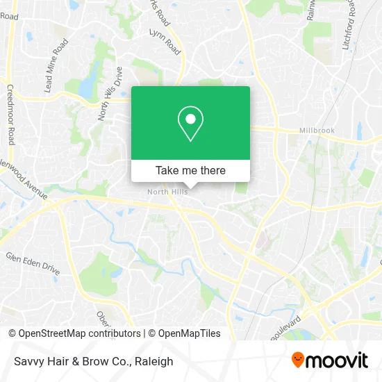 Savvy Hair & Brow Co. map