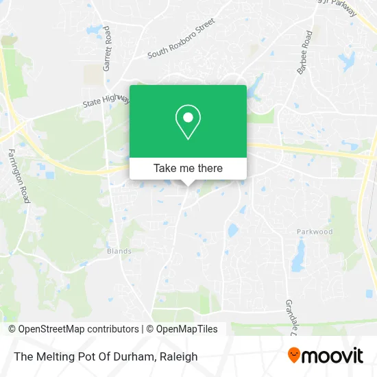 The Melting Pot Of Durham map